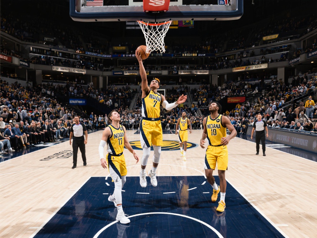 哈利伯顿准绝杀助步行者队惊险夺首胜