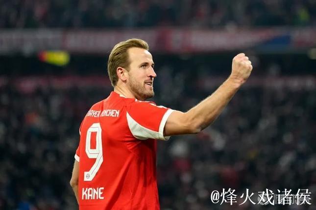 凯恩已在德甲10次完成帽子戏法，为该联赛历史第